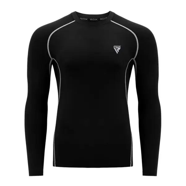 Рашгард з довгим рукавом RDX Lycra Black S купити недорого в Україні, фото 4