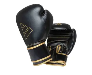Боксерские перчатки Adidas "Hybrid 80" черно/золотой | 12 унций | ADIH80 купить