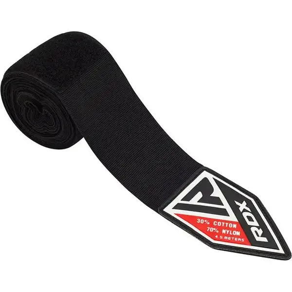 Бинты для бокса RDX WX Professional Boxing Hand Wraps Black (4.5м.) купить недорого в Украине, фото 3
