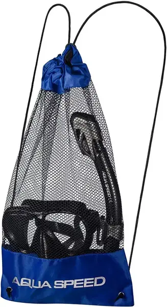 Набор маска и трубка Aqua Speed VANUA + BORNEO 8235 черный Уни OSFM купить недорого в Украине, фото 2