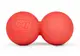 Силиконовый массажный двойной мяч 63 мм Hop-Sport HS-S063DMB красный купить недорого в Украине, фото 4923
