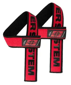 Лямки для тяги Power System PS-3401 Lifting Straps Duplex Black/Red купити