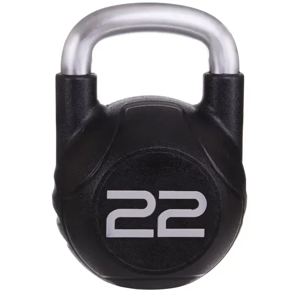 Гиря обрезиненная с хромированной ручкой 22 кг York (TA-2681-22) купить