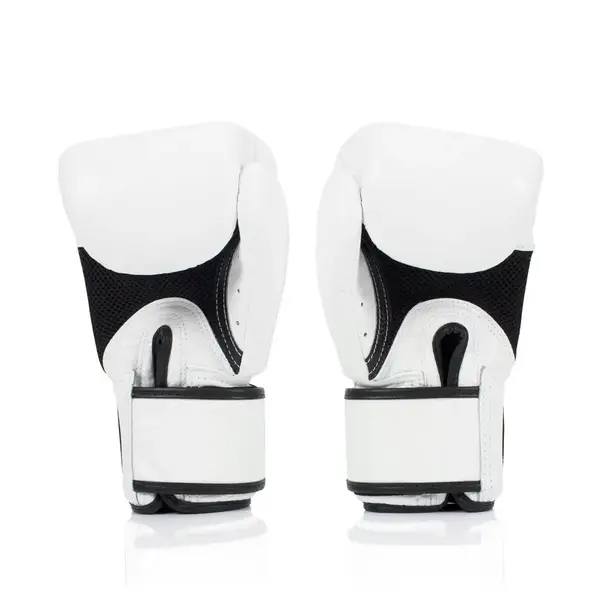 Боксерские перчатки Fairtex BGV1 White 12 унций (бинты в комплекте) купить недорого в Украине, фото 3