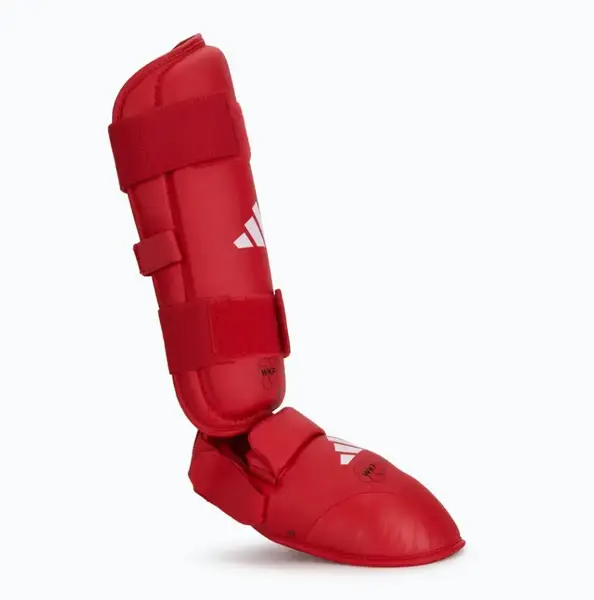 Защита голени и стопы WKF XS | красный | ADIDAS купить недорого в Украине, фото 2