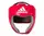 Шолом боксерський з ліцензією Aiba червоний | XL | Обхват голови >61 см | ADIDAS AIBAH1