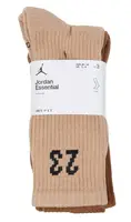 Носки Nike Nike UJ ESSENTIAL CREW 3PR - 144 белый, коричневый, бежевый Уни 46-50 купить