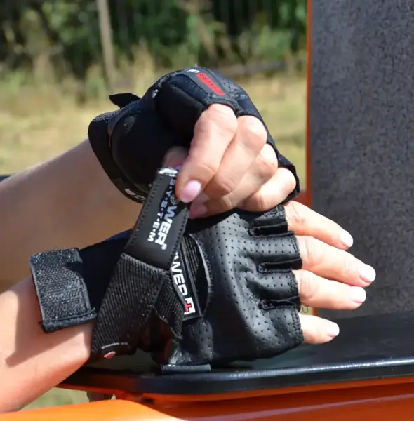 Перчатки для фитнеса Power System PS-2500 Power Plus Black M купить недорого в Украине, фото 8