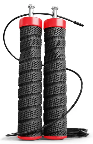 Скакалка з підшипниками та м'якою рукояткою Hop-Sport HS-P030JR чорна купити