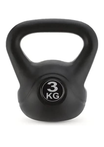 Гиря виниловая GYMTEK 3 кг черный купить