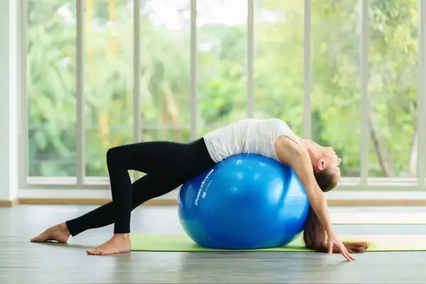 Мяч для фитнеса (фитбол) Power System PS-4012 Ø65 cm PRO Gymball Blue купить недорого в Украине, фото 7