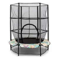 Батут KLARFIT Rocketkid 4 с внутренней сеткой 140 см разноцветный. купить