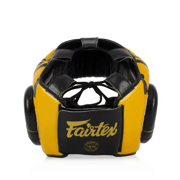 Боксерський шолом Fairtex HG16 Gold L купити недорого в Україні, фото 3