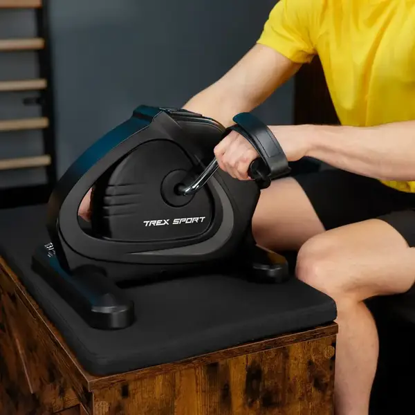 Міні велотренажер 2в1 Trex Sport TX-120BB BOIL реабілітаційний чорний купити недорого в Україні, фото 3