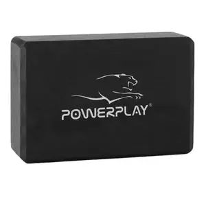 Блок для йоги PowerPlay 4006 Yoga Brick Чорний купити
