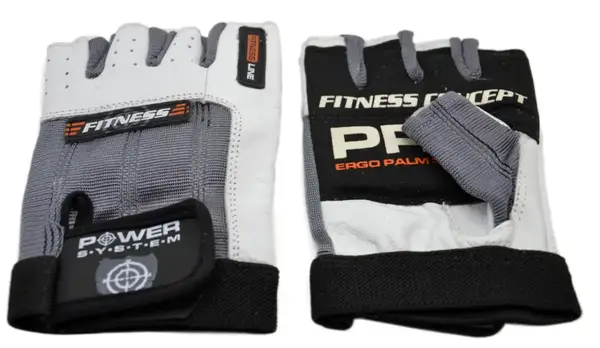 Рукавички для фітнесу Power System PS-2300 Fitness Grey/White XXL купити недорого в Україні, фото 4