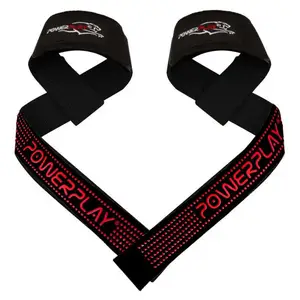 Лямки для тяги PowerPlay 7064 Чорно-Червоні купити