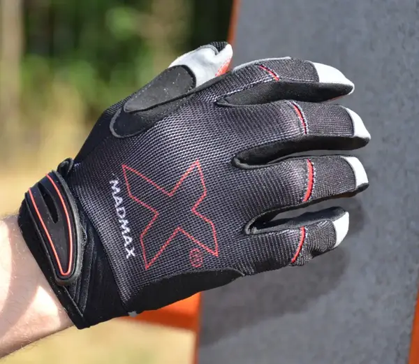 Рукавички для фітнесу MadMax MXG-103 X Gloves Black/Grey L купити недорого в Україні, фото 4