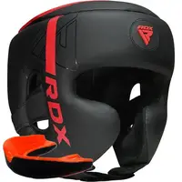 Боксерский шлем RDX F6 KARA Matte Red M | Обхват головы 54-56 см купить
