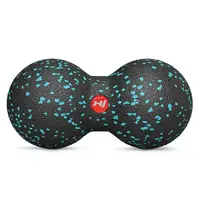 Масажний м'яч подвійний EPP 80 мм Hop-Sport HS-D008MB чорно-блакитний купити