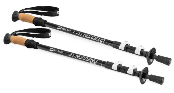Трекінгові палиці Hop-Sport Nordend Pro чорні купити