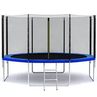 Батут SJ 13ft (404см) синий с наружной сеткой купить