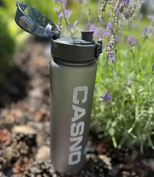 Бутылка для воды CASNO 1050 мл KXN-1184 Серая купить недорого в Украине, фото 5