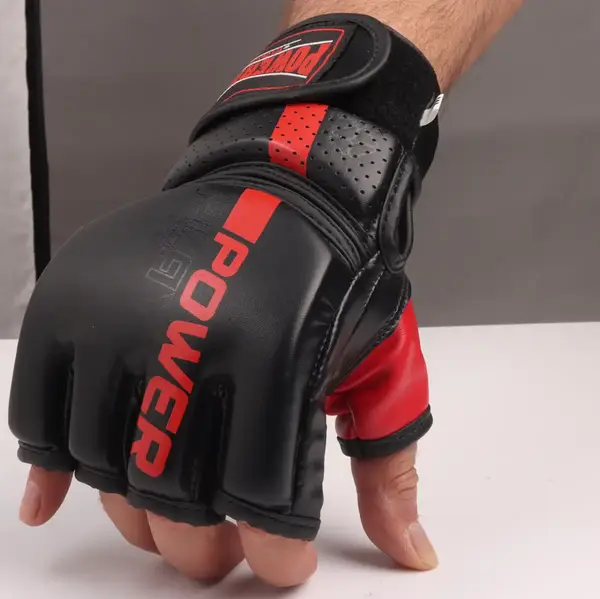 Рукавиці для MMA PowerPlay 3093 Чорні M купити недорого в Україні, фото 8