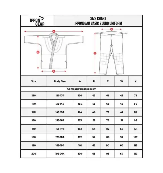 Синє кімоно для дзюдо IPPON GEAR BASIC 2, 180см купити недорого в Україні, фото 7