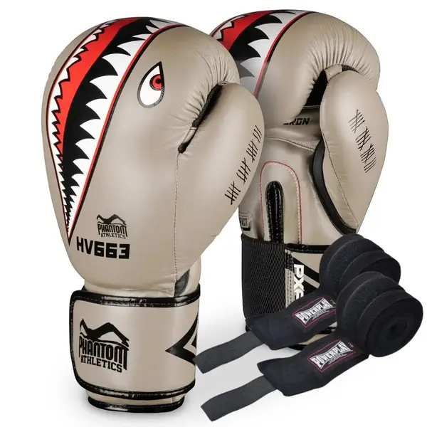 Боксерські рукавиці Phantom Fight Squad Sand 10 унцій (Бинти 4м. в подарунок) купити недорого в Україні, фото 10