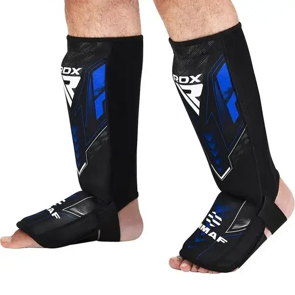 Защита для голеней и стоп RDX NEOPRENE SHIN INSTEP IMMAF-1-BLUE-L купить недорого в Украине, фото 4