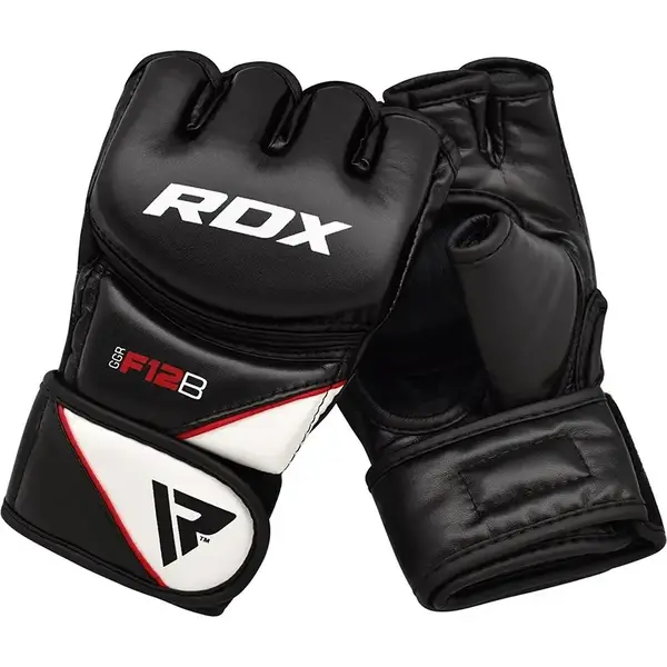 Рукавички ММА RDX Rex Leather Black M купити недорого в Україні, фото 4