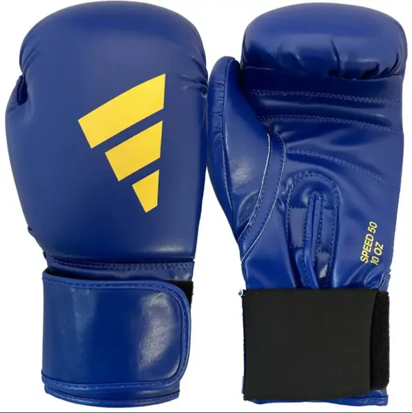 Боксерскі рукавички Adidas "Speed 50" | синій/золотий | ADIDAS ADISBG50 купити недорого в Україні, фото 3