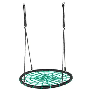 Садова гойдалка - гніздо Outtec XXL зелено-чорна купити