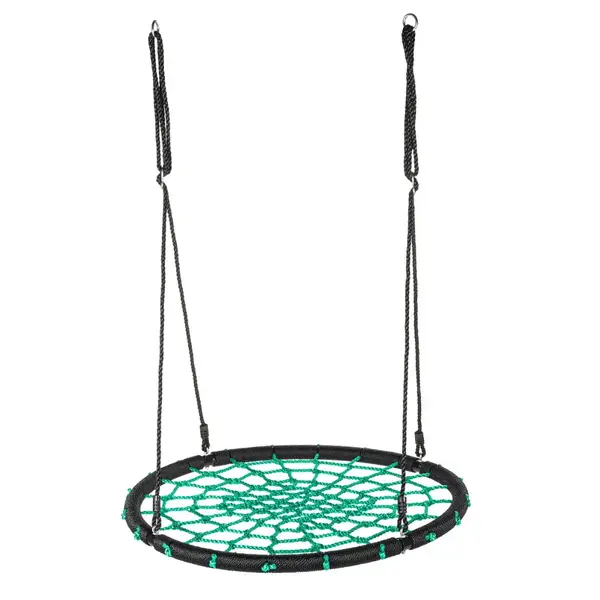 Садова гойдалка - гніздо Outtec XXL зелено-чорна купити