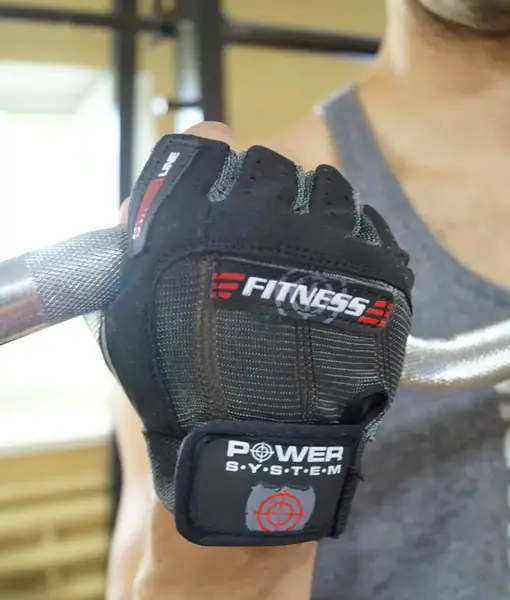 Перчатки для фитнеса Power System PS-2300 Fitness Grey/Black S купить недорого в Украине, фото 8