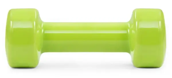 Гантели виниловые PowerPlay 4125 Achilles 2*3 кг. Зеленые (пара – 2шт.) + Резинка для фитнеса 7,5кг купить недорого в Украине, фото 2