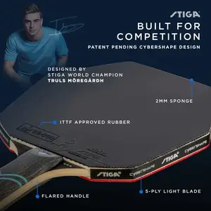 Ракетка для настільного тенісу Stiga Cybershape Future 3 Star FL (1213-0304-35) купити