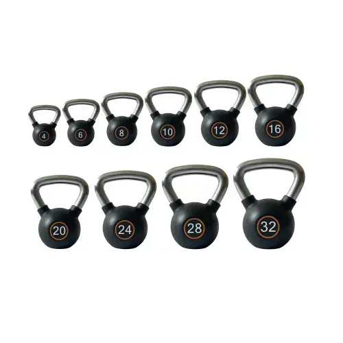 Гиря чугунная обрезиненная 20 кг Generation Fitness FF51F3-20kg купить недорого в Украине, фото 5