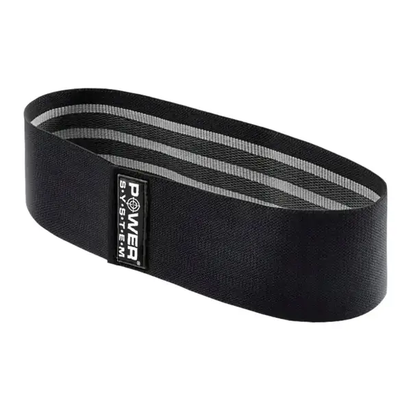 Тканевая резинка для фитнеса и спорта Power System PS-4093 Booty Band LVL 3 Black/Grey (d_94 см. 6-12кг.) купить