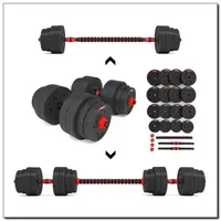 Набор штанга+гантели HMS SGР40 - 40 кг, черно-красный. купить