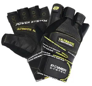 Рукавички для фітнесу Power System PS-2810 Ultimate Motivation Black/Yellow Line XL купити