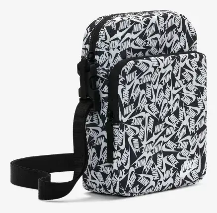 Сумка через плечо Nike NK HERITAGE CRSSBDY - ACCS PRN черный, белый Уни 27 х 6 х 15 см купить недорого в Украине, фото 4