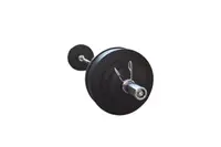 Штанга прорезиненная 145 кг с олимпийским грифом 220 см. купить