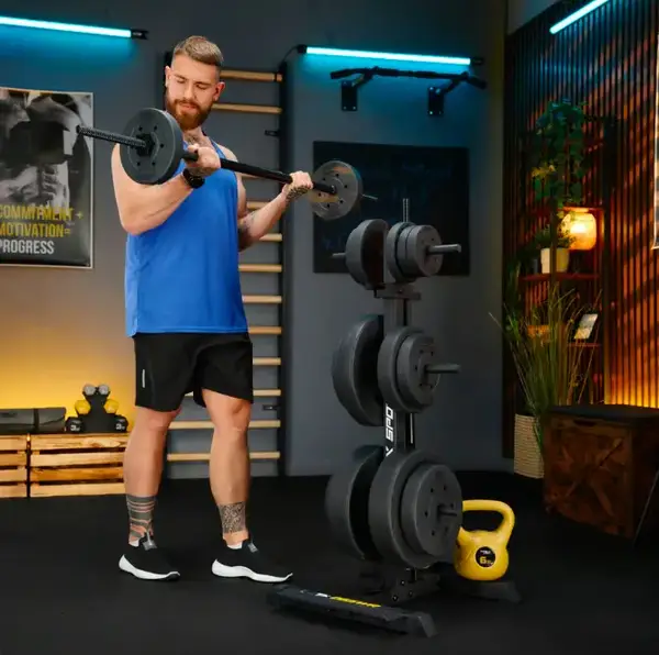 Стойка для дисков и грифов Trex Sport TX-065WR с полками купить недорого в Украине, фото 11