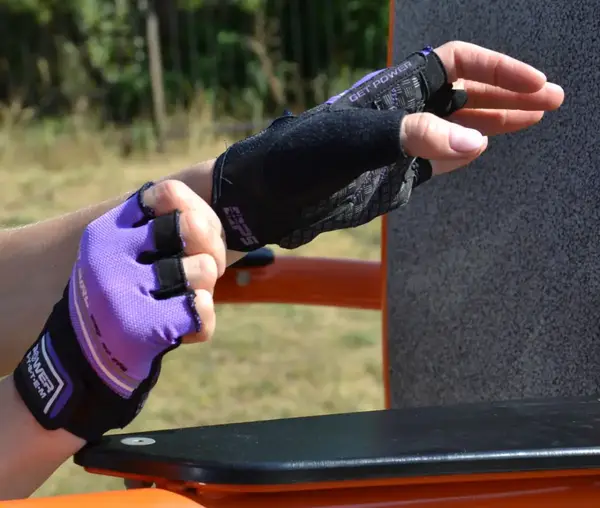 Рукавички для фітнесу Power System PS-2920 Fit Girl Evo Purple S купити недорого в Україні, фото 8