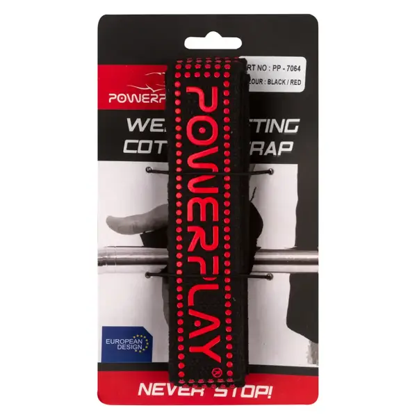 Лямки для тяги PowerPlay 7064 Чорно-Червоні купити недорого в Україні, фото 9