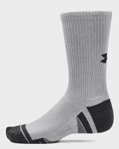 Носки UA Performance Tech 3pk Crew серый Уни LG носки UA Performance Tech 3pk Crew серый купить