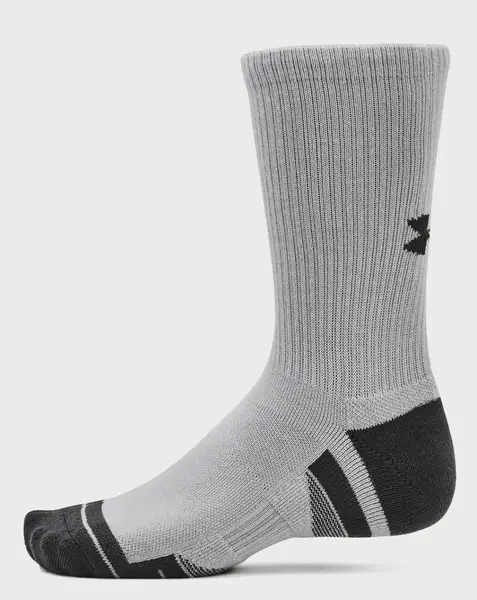 Носки UA Performance Tech 3pk Crew серый Уни LG носки UA Performance Tech 3pk Crew серый купить недорого в Украине, фото 2
