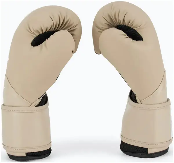 Боксерські рукавиці Everlast ELITE 2 BOXING GLOVES бежевий Уні 16 унцій купити недорого в Україні, фото 4